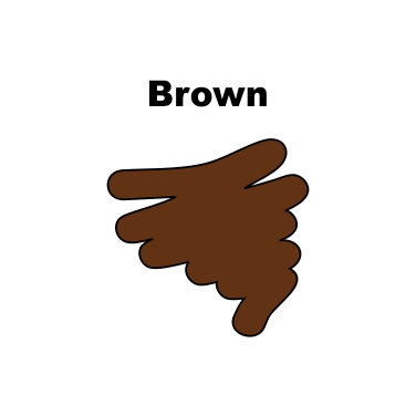 Brown Ink Spot Color