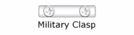 military clasp fastener