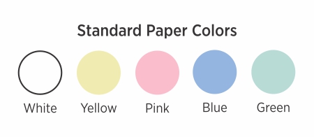 post it note standard paper colors