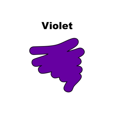 Violet Ink Spot Color